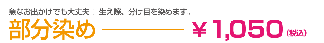 部分染め